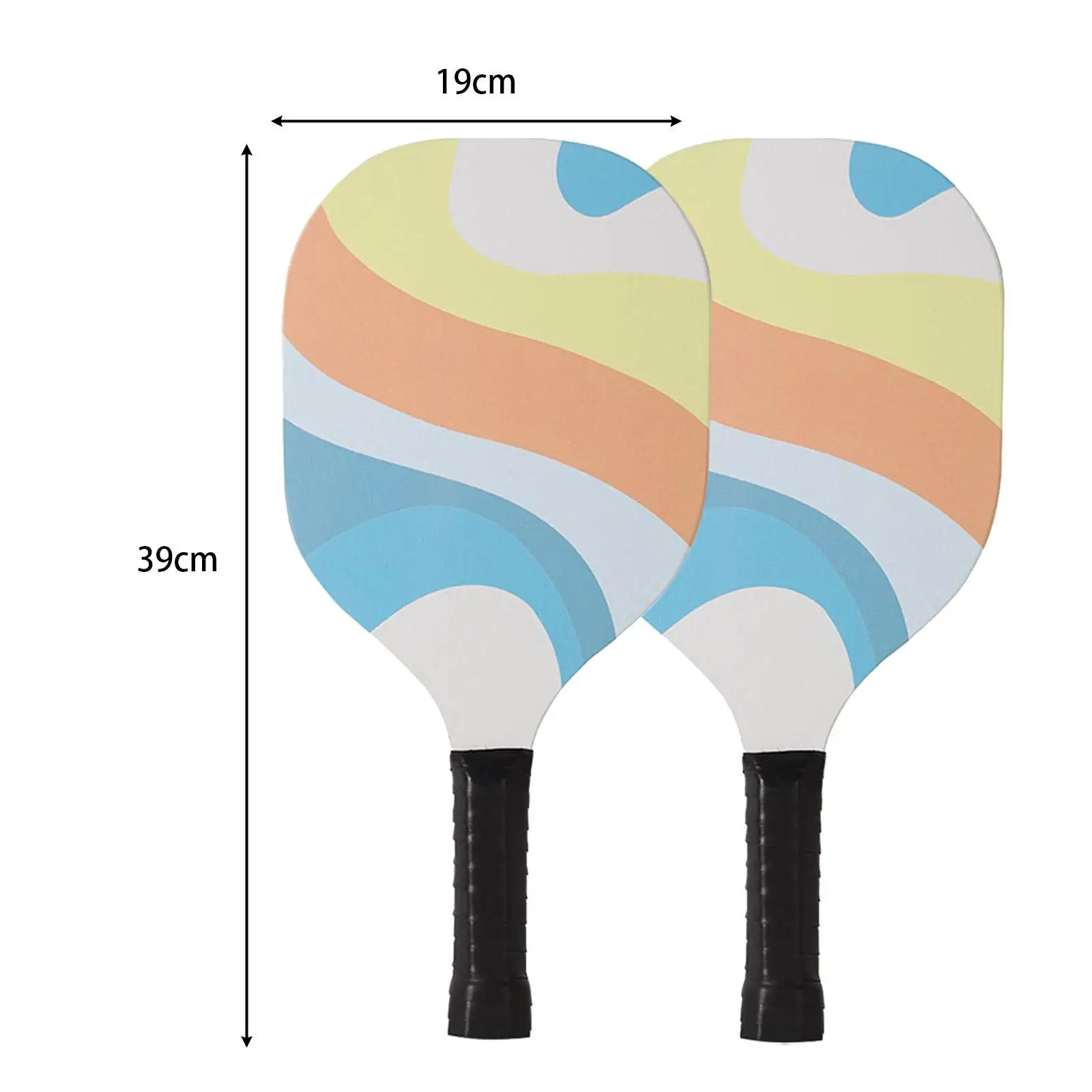 

Pickleball Racket Set Includes 2 Rackets 4 Balls Pickle Ball Racket for Beginner to Advanced Player Indoor Outdoor Patios Parks