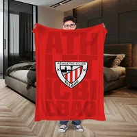 Athletic Bilbao Logo Thermal Blankets for Bed Blankets for Adults Soft Blanket King Size Cute Throw Blanket Sofa Fluffy Plaid 1