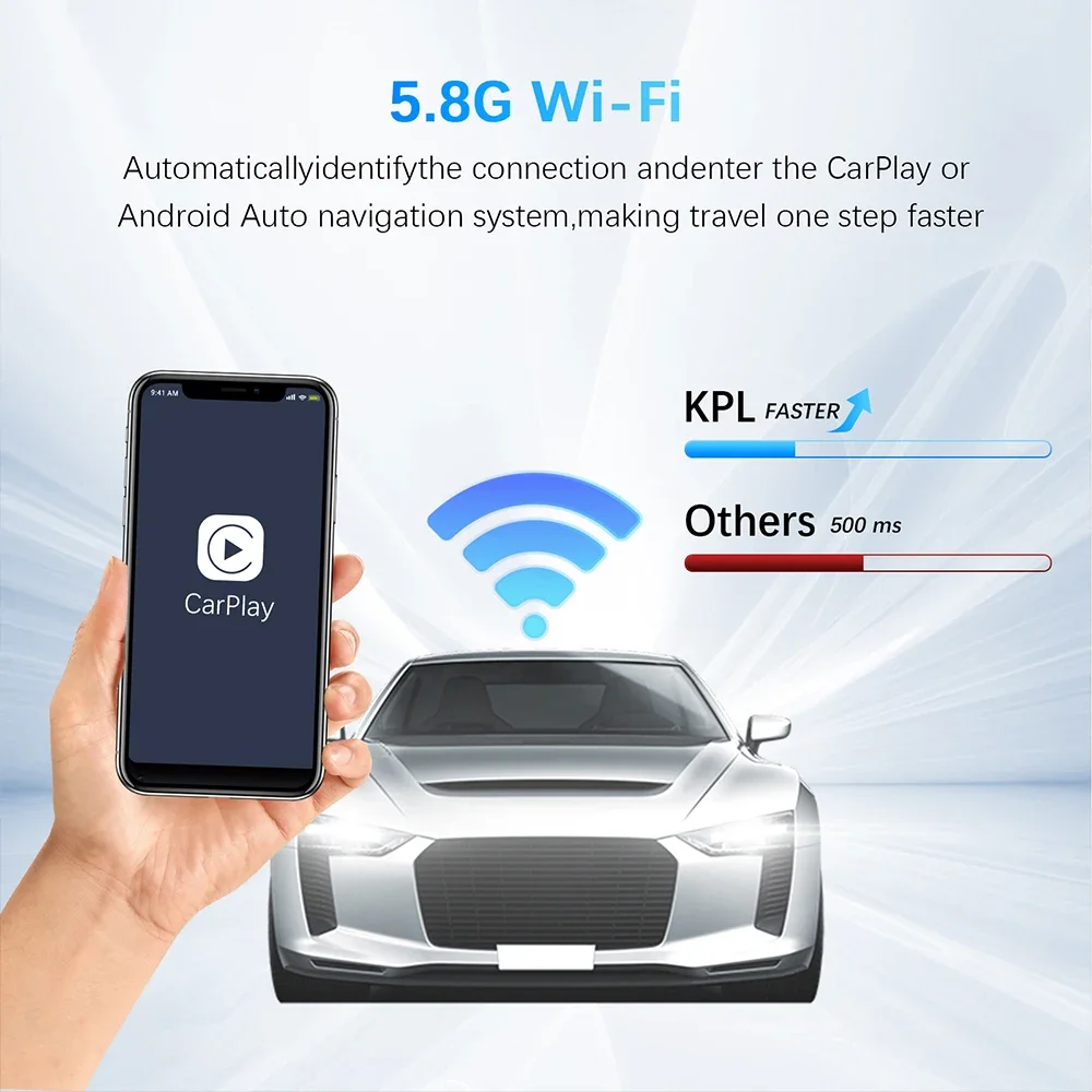 Беспроводной адаптер Carplay Android Auto Smart Dongle 2 в 1 для ...