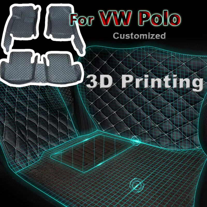 

Car Floor Mat ＆ Car Trunk mat for VOLKSWAGEN VW Polo 2011-2021 years Custom Floor mats Auto foot pads Car Accessories