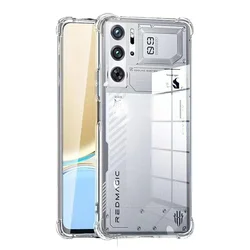 Transparent Shockproof TPU Phone Case - Durable Protective Cover for Red Magic 10 Pro (Transparent)