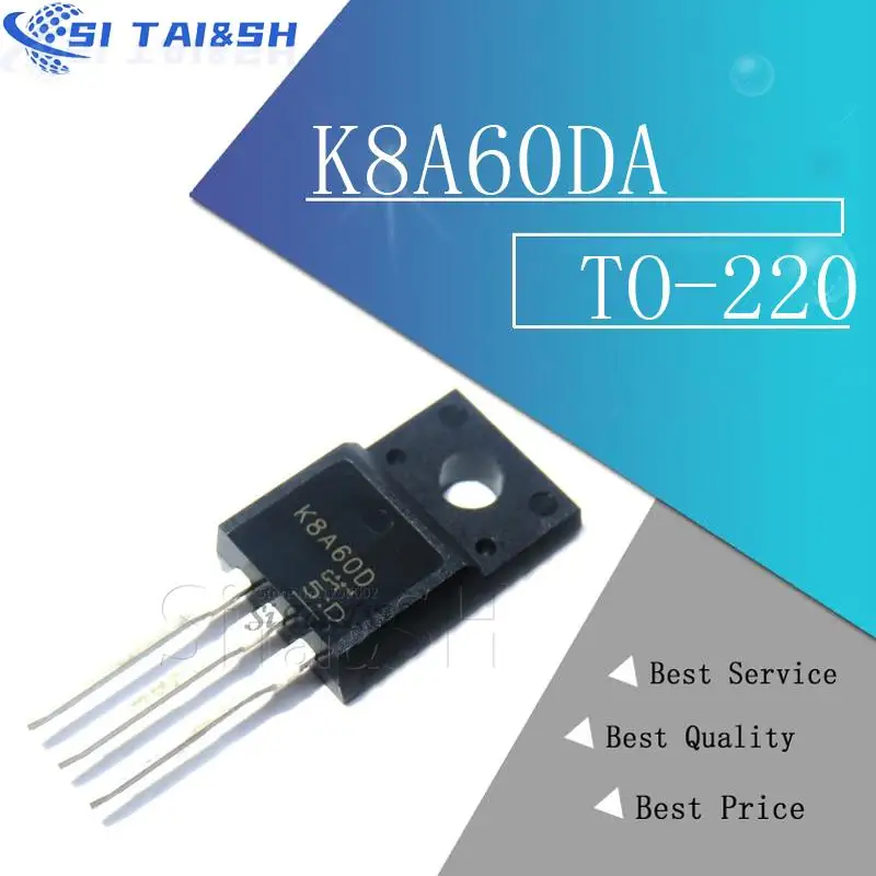 

10 шт. K8A60DA TO-220 TK8A60DA TO-220F K8A60DA TK8A60 600V 7.5A новый оригинальный