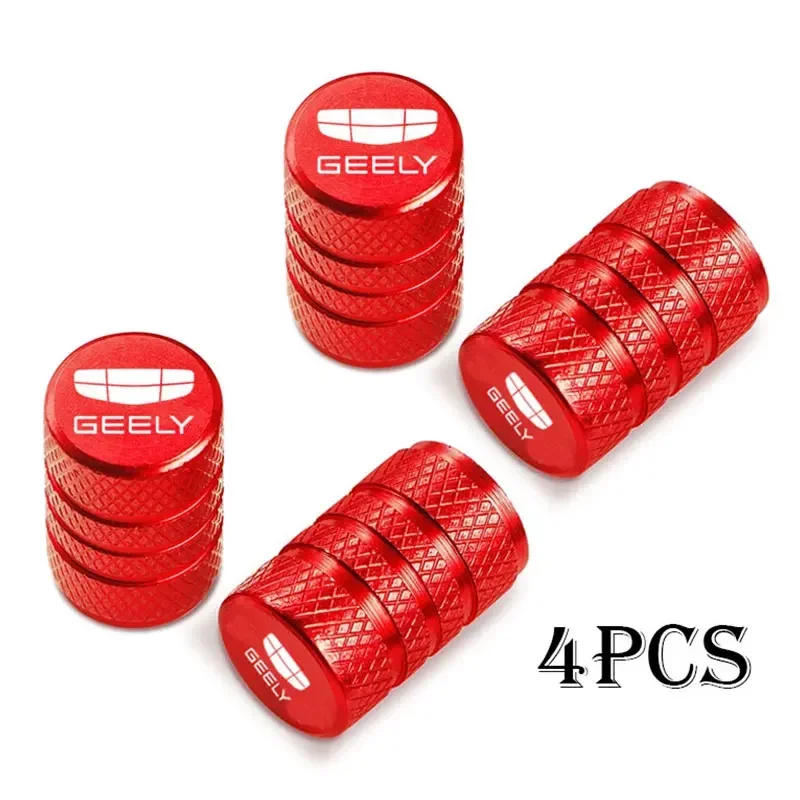 4-Piece Car Wheel Tire Valve Caps, Airdust & Waterproof Tyre Stem Covers