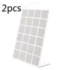 87819-8e4ea2.jpg 2 pièces mode Portable boucles d'oreilles clous d'oreille support en plastique bijoux présentoirs boucle d'oreille vitrine organisateur support de rangement