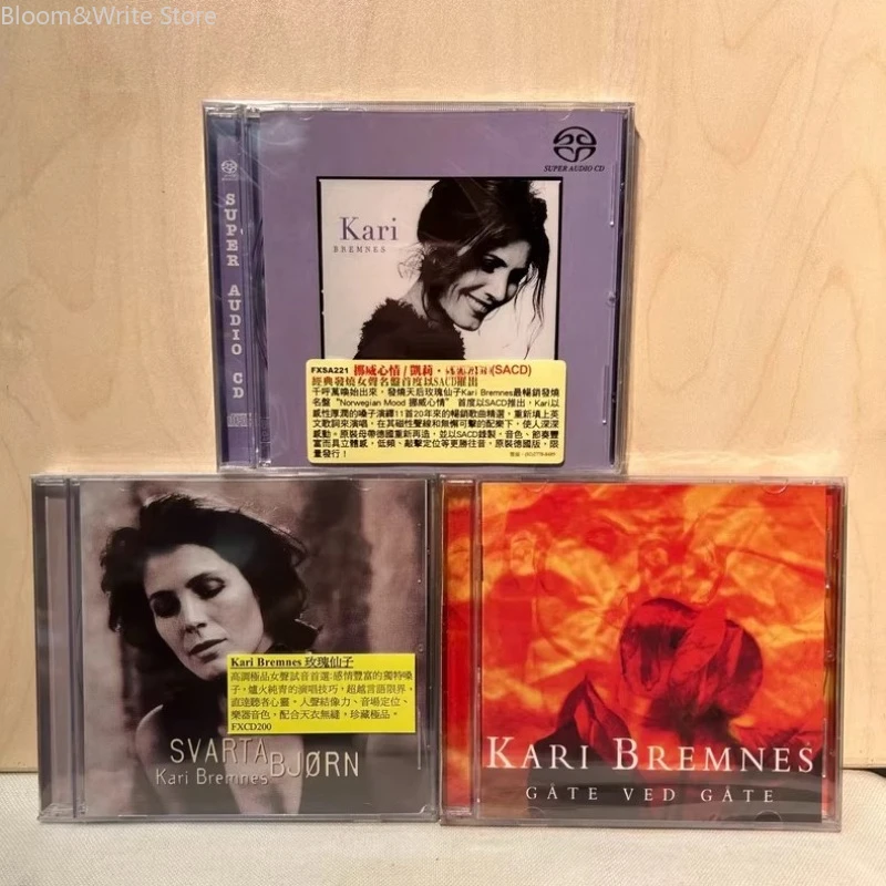 Famous Norwegian Female Singer Kari ，Rose Fairy Has A Fever CD Bjorn GATE VED GATE A Lover in Berlin Three Albums Music Record