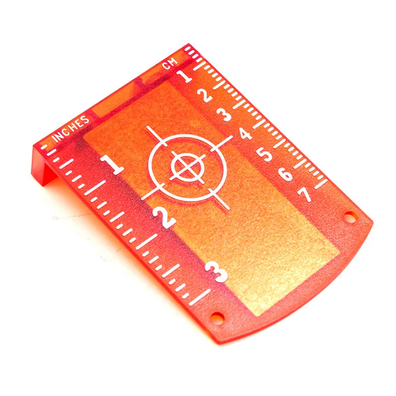 Target Card Plate Green/Red Level Magnetic/Hanging-On Wall Floor for Line Lasers Reflective Laser Level laser level