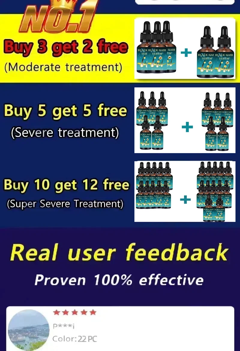 Hair Coloring Product White hair killer remove gray hair and restore natural color in 7 days hair coloring product