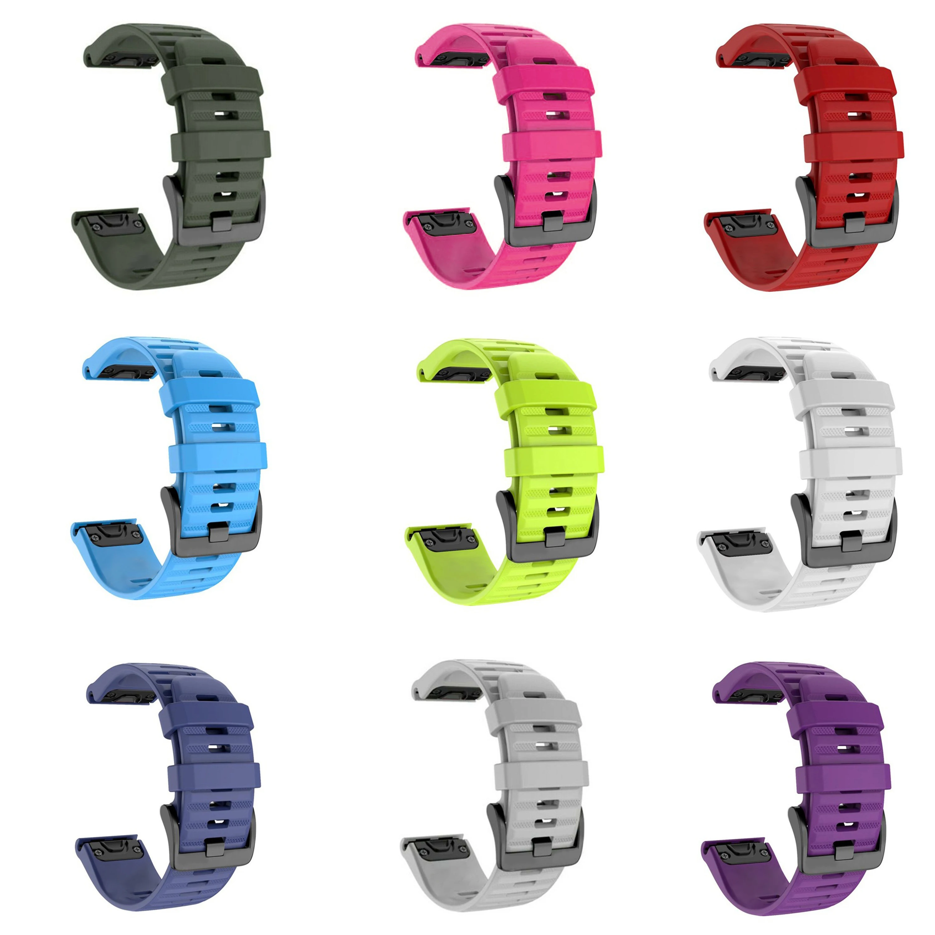 Premium QuickFit Silicone Watch Strap – Versatile and Durable Design
