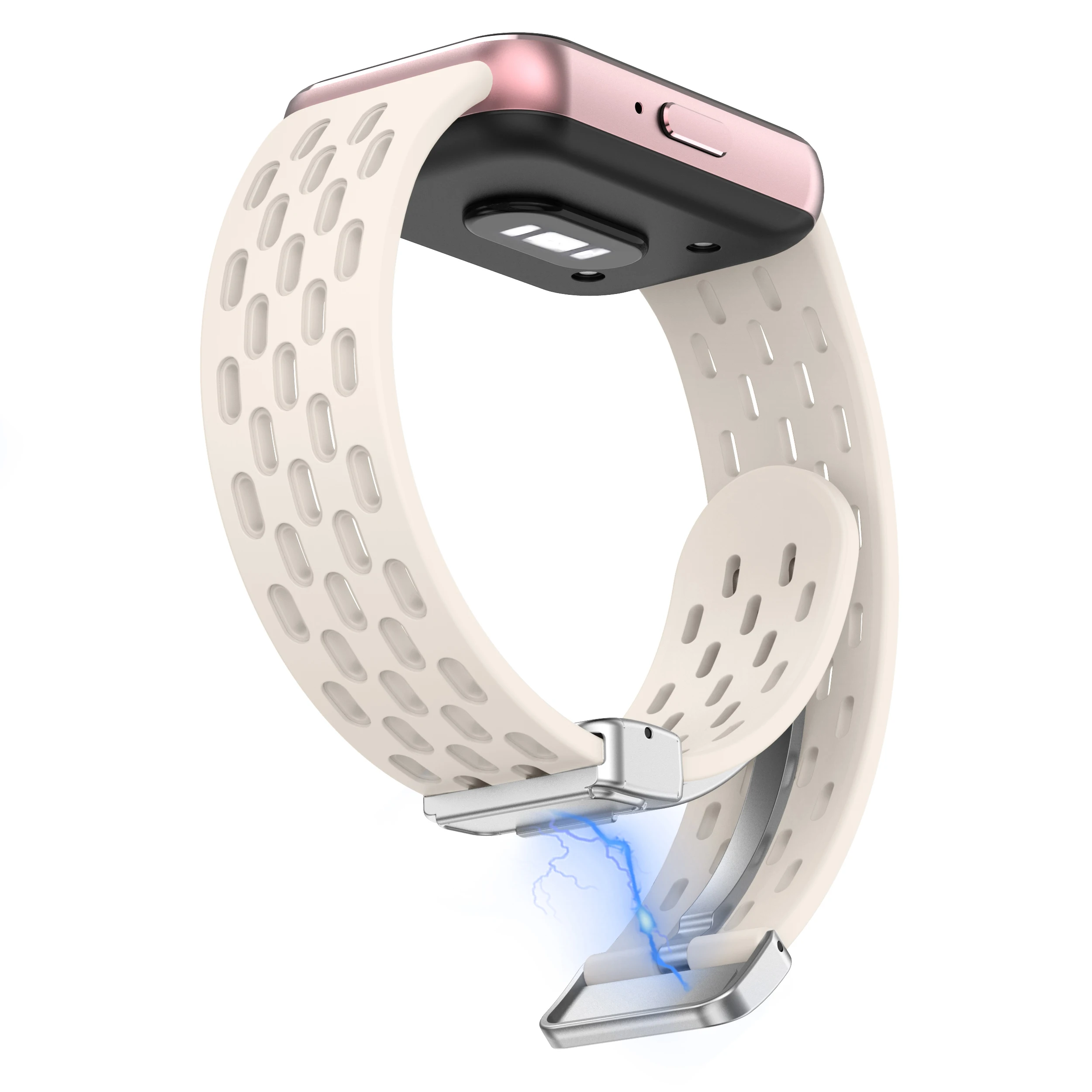 Magnetic Breathable Silicone Wristband