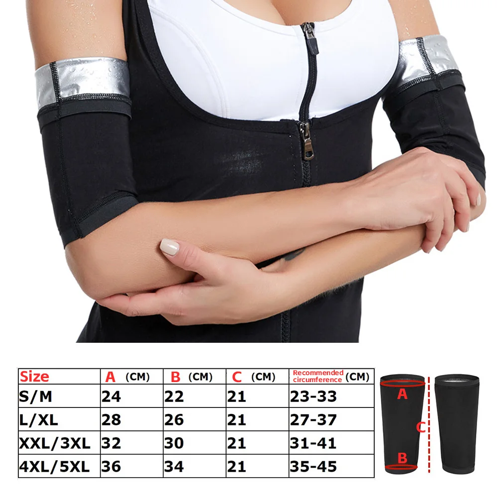 Women Elastic Compression Arm Shaping Sleeves Slimming Arm Shaperwear Mangas Para Brazo Weight Loss Elbow Massager Arm Wraps
