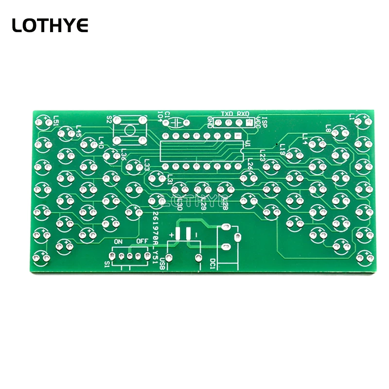 รูปสินค้า ชุดสร้างนาฬิกาทราย LED ไฟฟ้า DIY เรียนรู้อิเล็กทรอนิกส์