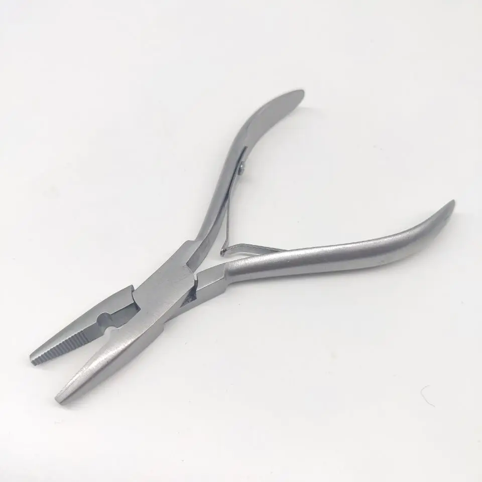 High-grade Stainless steel plier & needle set for hair extension hair extension pliers tools loop needles