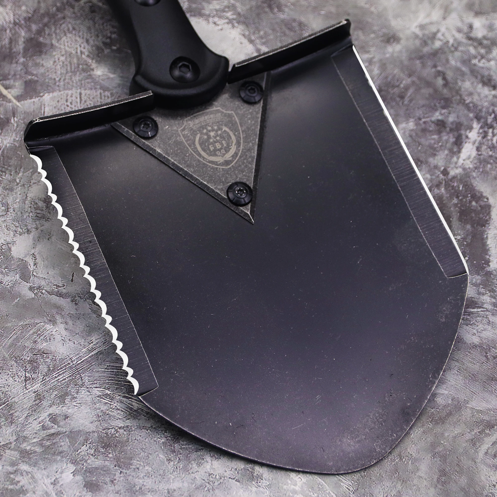 WPKOPYA U.S.A 440c Nylon fiber handle Outdoor tactical shovel, Jungle survival shovel, outdoor EDC tool shovel 4