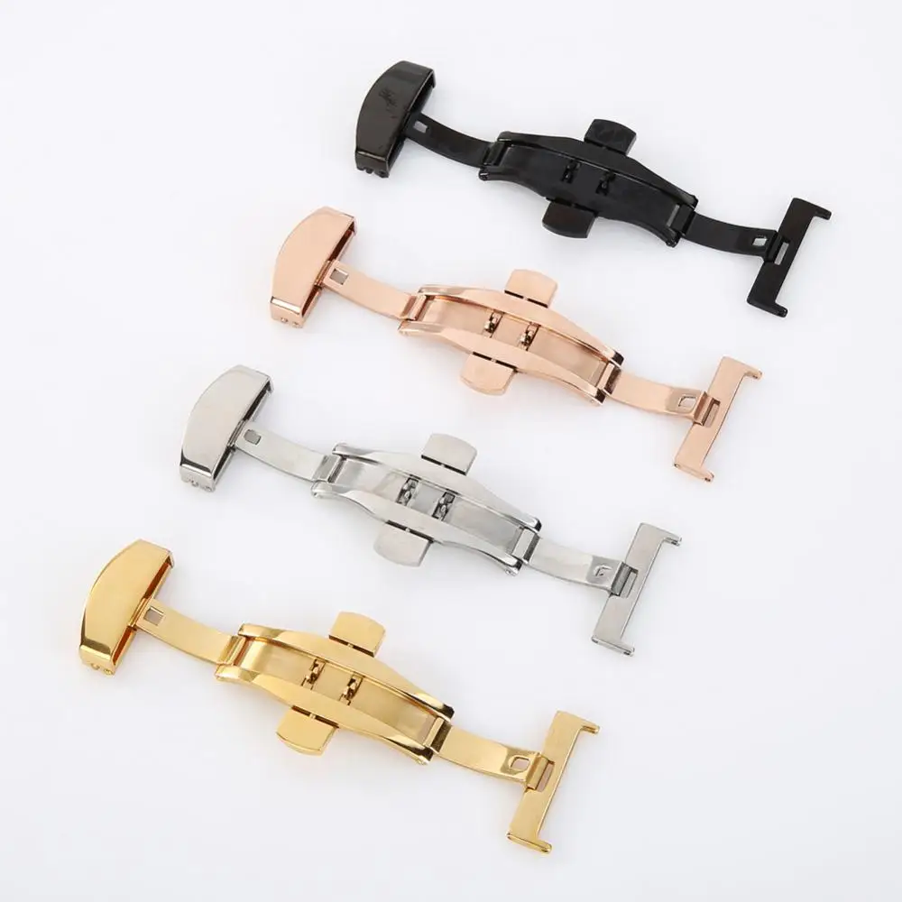 

Stainless Steel Flip Lock Butterfly Deployment Clasp Watch Deployant Buckle