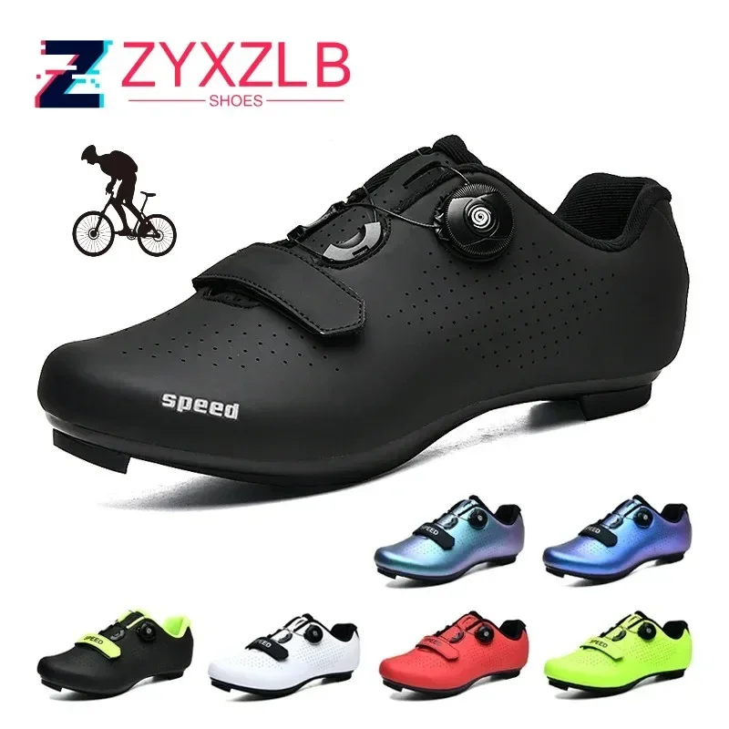 Cycling Shoes Men Cycling Sneaker MTB Shoes Unisex with Cleat Road Dirt Bike Flat Racing Women Bicycle Mountain Spd Zapatillas Ciclismo Mtb