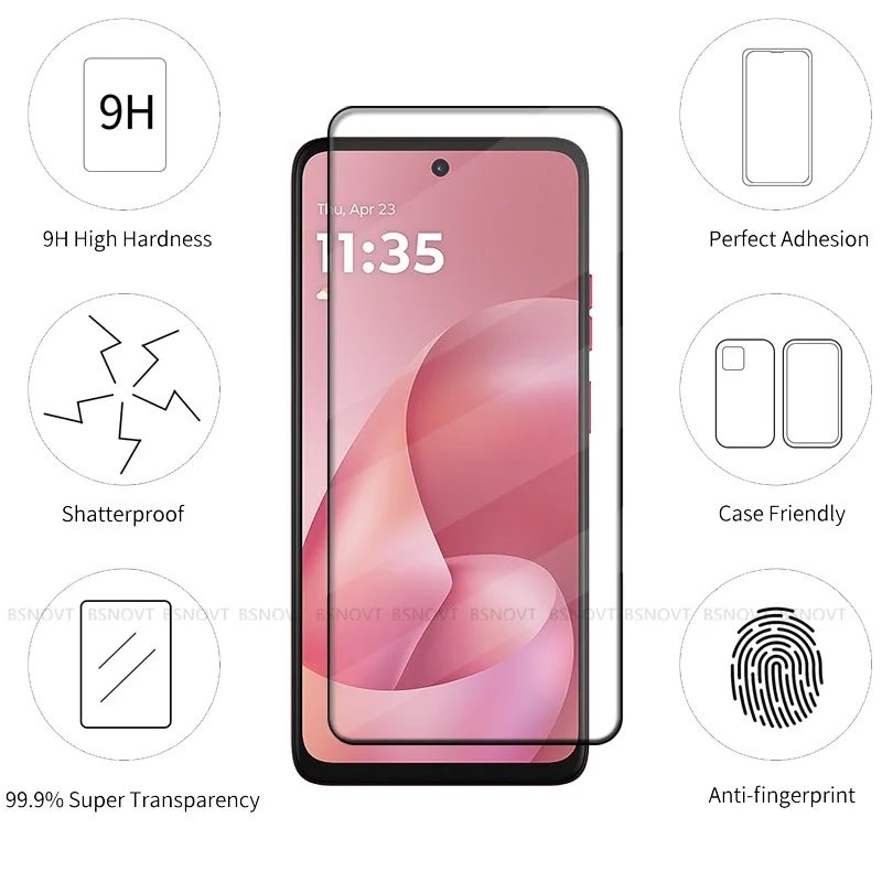 6-in-1 Tempered Glass Screen and Lens Protector - Full Coverage Protective Shield