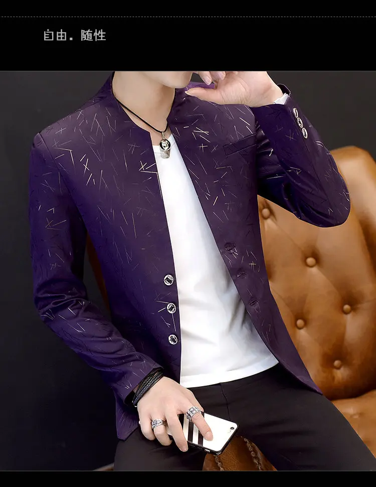 Modischer Blazer für Outdoor und Reisen, Jugendlicher Hochzeits-Look, Vielseitiger Gastgeber-Stil, Schlanker Schnitt, Leichter Casual-Blazer mit Streifen für Herren – Detail 16