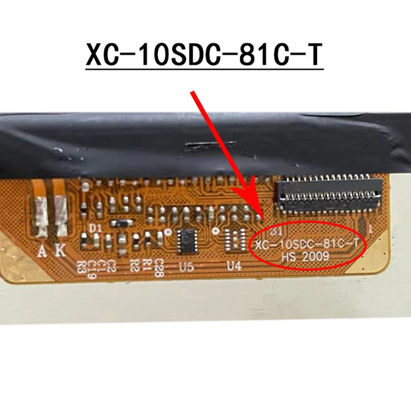 Matriz do Painel Lcd para a Tabuleta e o pc 101 Exposição Matriz Xc10sdc81c-t Xc-10sdc91c-t - Imagem 3