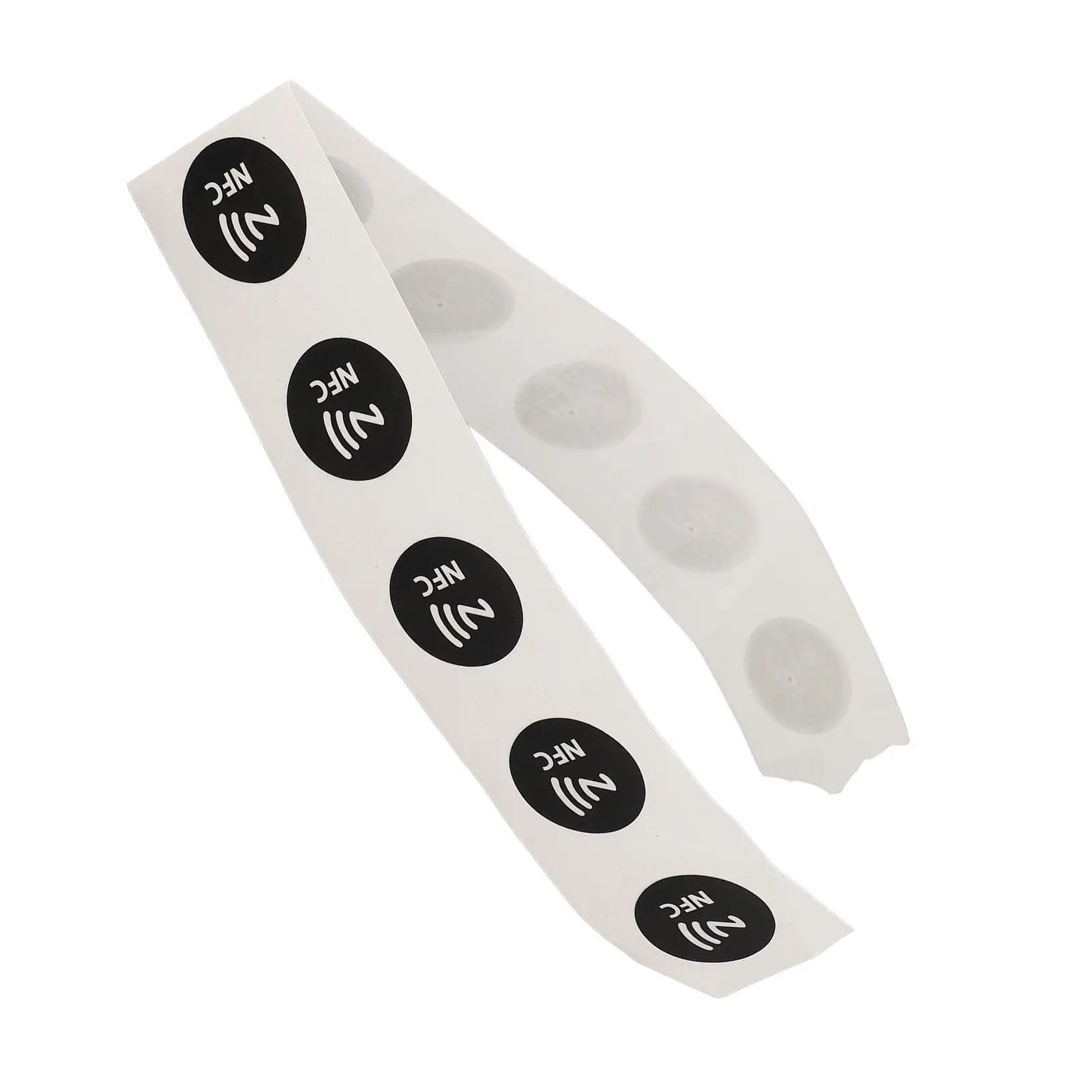504 Bytes NFC Programmable PVC Stickers-Glossy, Non-Toxic, Wear-Resistant, for read -Only for text