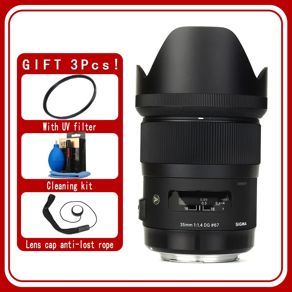 Sigma 35Mm F1.4 Dg Hsm Art Lens Per Canon Nikon Sony E