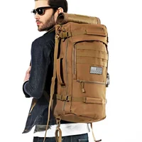 1000D Nylon Waterproof Outdoor Sturdy Tactical Backpack -Trekking,Fishing,Hunting, Camping 3in1 Bags