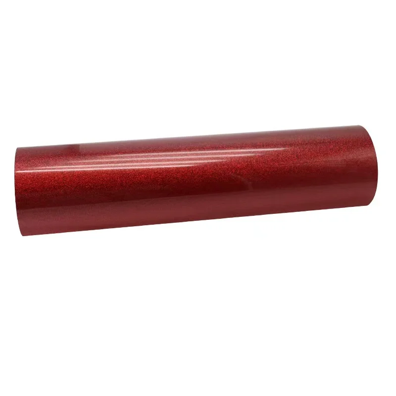 Color Glitter Heat Transfer Vinyl Film - Iron-On HTV for Heat Press and Cutting Plotter