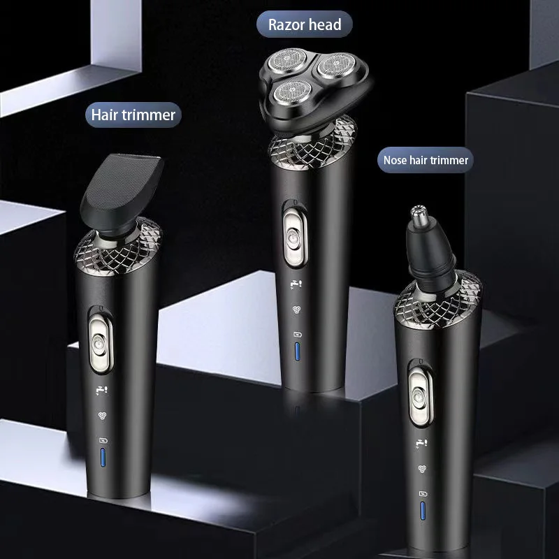 Electric Shaver Electric Razor Rotary Shaver Electrical Rotary Shaver Cordless Shaver Electric Shavers for Men Waterproof Electric Trimmer Razor Wet & Dry Use Rechargeable Battery Rotary Shavers