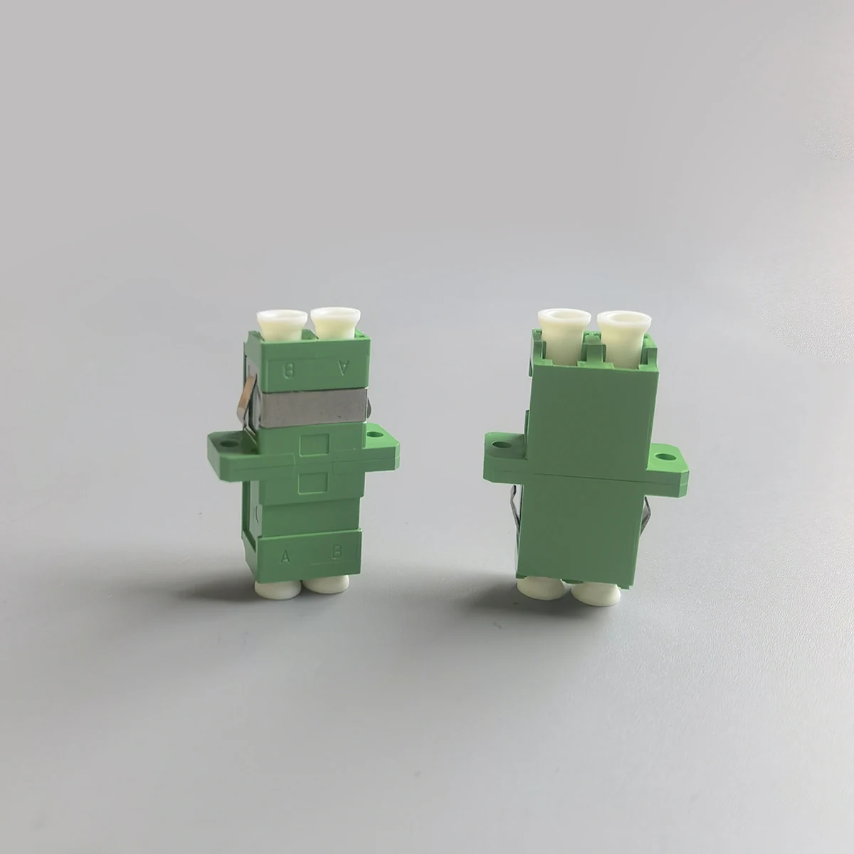25pcs Duplex Mode Fiber Optic Connectors LC-LC APC Fiber Optic Adapter APC Optical LC-LC optical fiber connector
