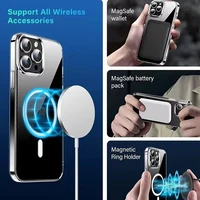 Full Back Protective Cover For Apple Original Magnetic Magsafe Case Iphone 16 15 14 Plus 17 Air 13 12 11 Pro Max Clear Lens Film - Image 6