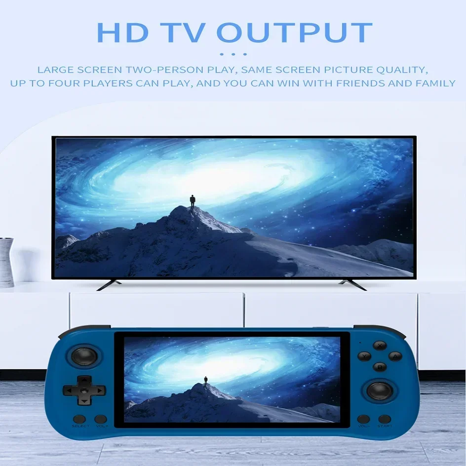 POWKIDDY X55 5.5 INCH Handheld Portable Video Game Consoles EE