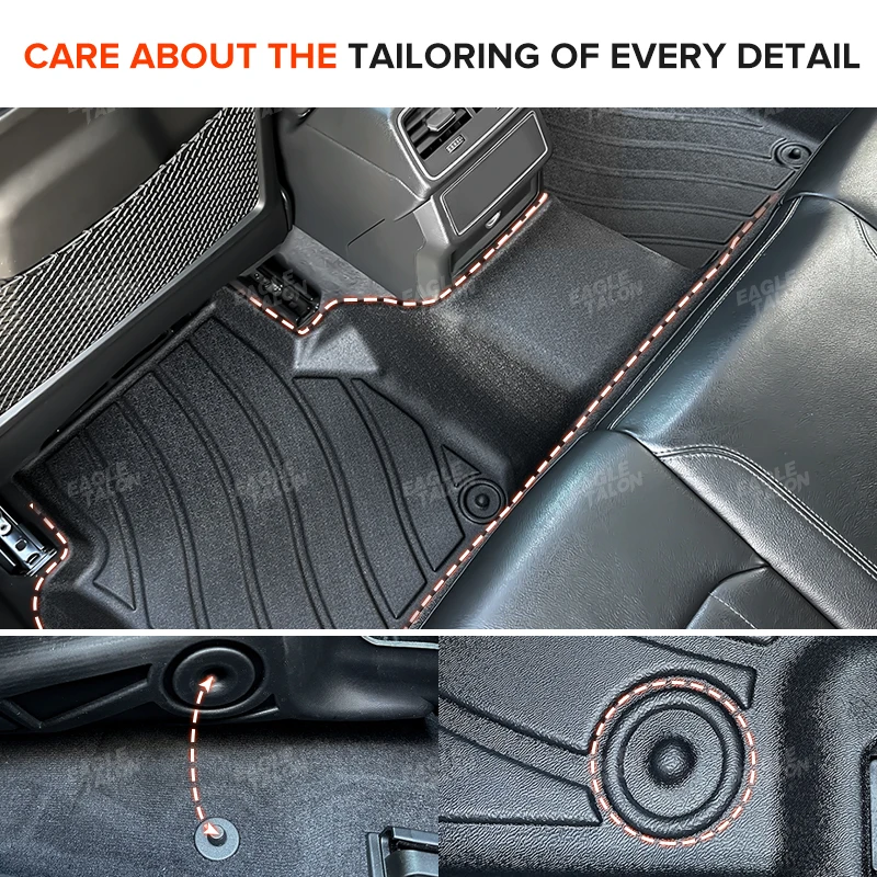 JEEP Cherokee 2016-2022 2021 2020 2019 2018 2017 전천후 TPE 바닥 매트 맞춤형 카펫 커버 자동 인테리어 액세서리
