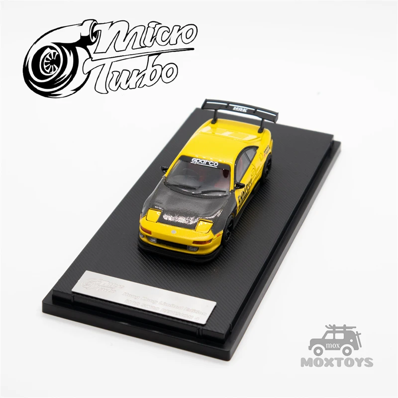 

Micro Turbo 1:64 SW20 Revision 4 MR2 Hong Kong Exclusive black yellow Diecast Model Car