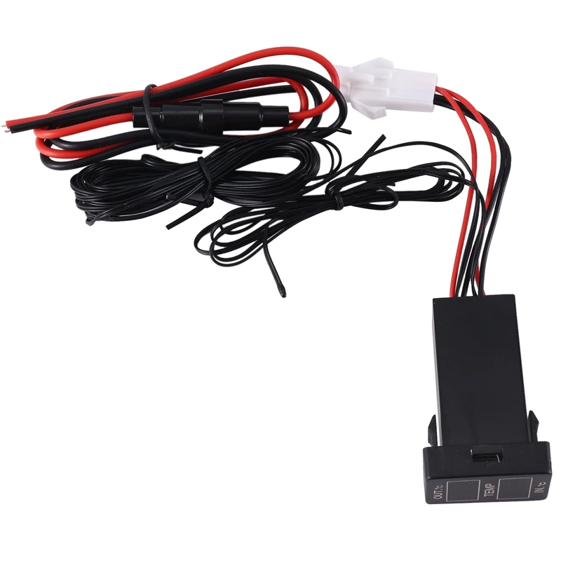 Car Interior And Exterior Black Temperature Display Sensor For Toyota Camry Corolla Yaris RAV4 33X22.5Mm