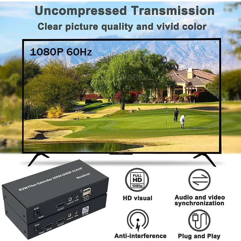 HDMI KVM ̹ ͽٴ, SC ̹  ̺, HDMI USB-̹ ͽٴ Ʈù,   콺 Ű, 20km