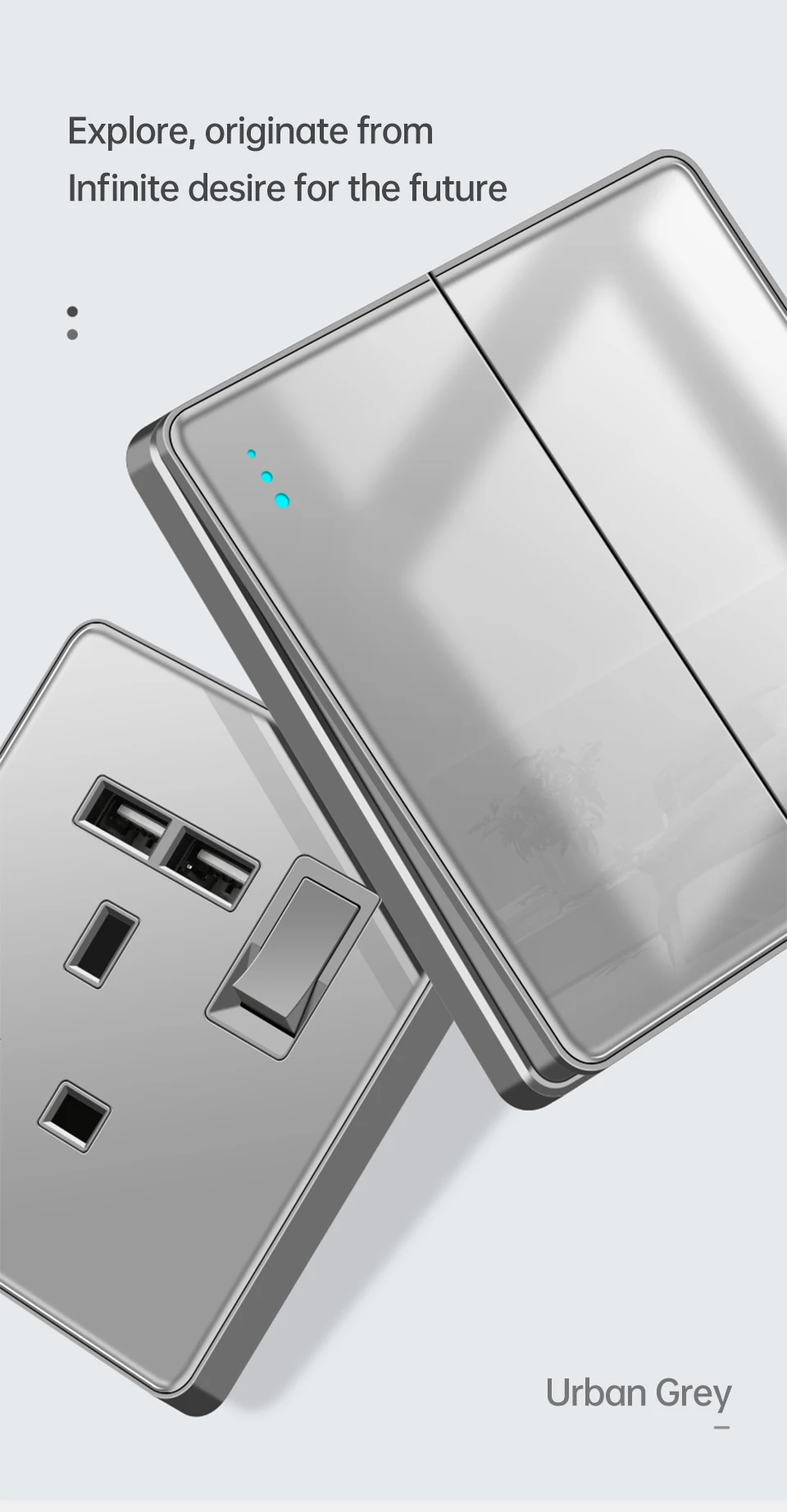 3.1A USB Tipo-C Carregador Rápido, Painel de