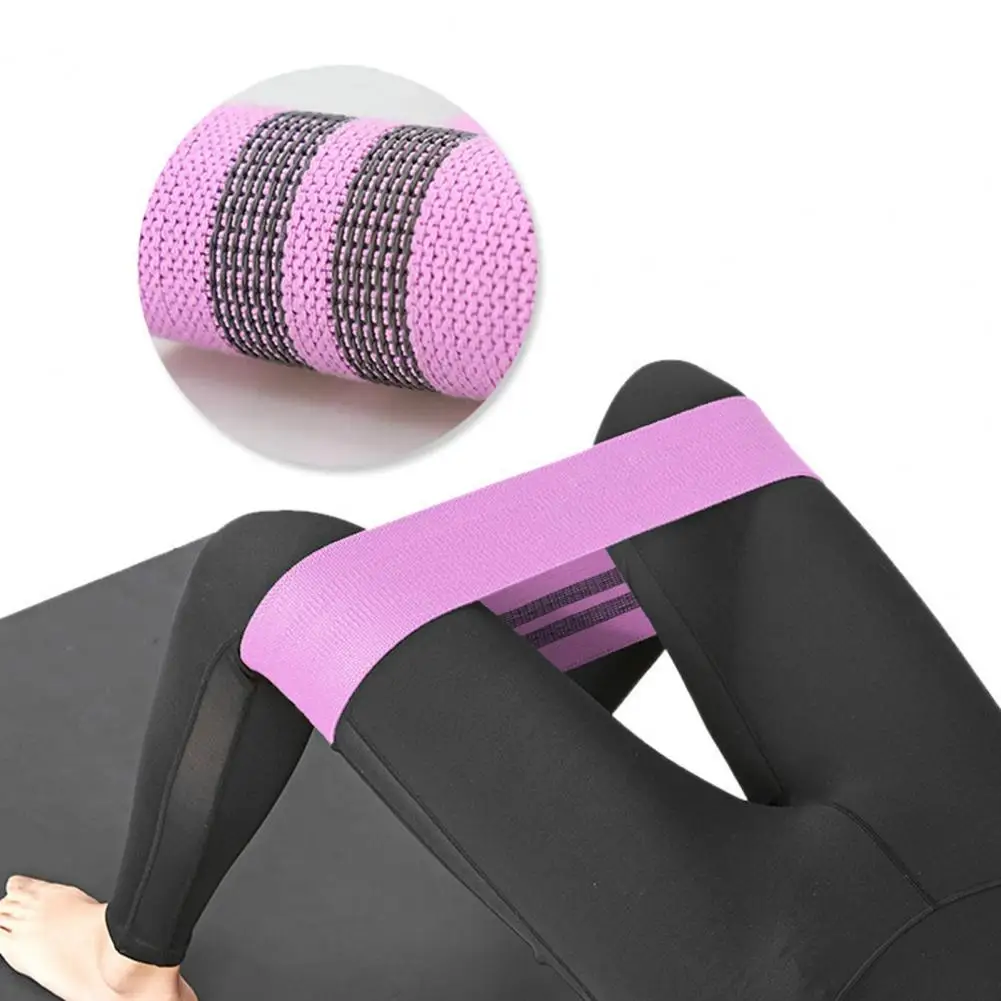 Elastic Booty Band Anti-slip Workout Bands Booty Band Resistance Training for Legs Glutes Hips Stretch Strengthen