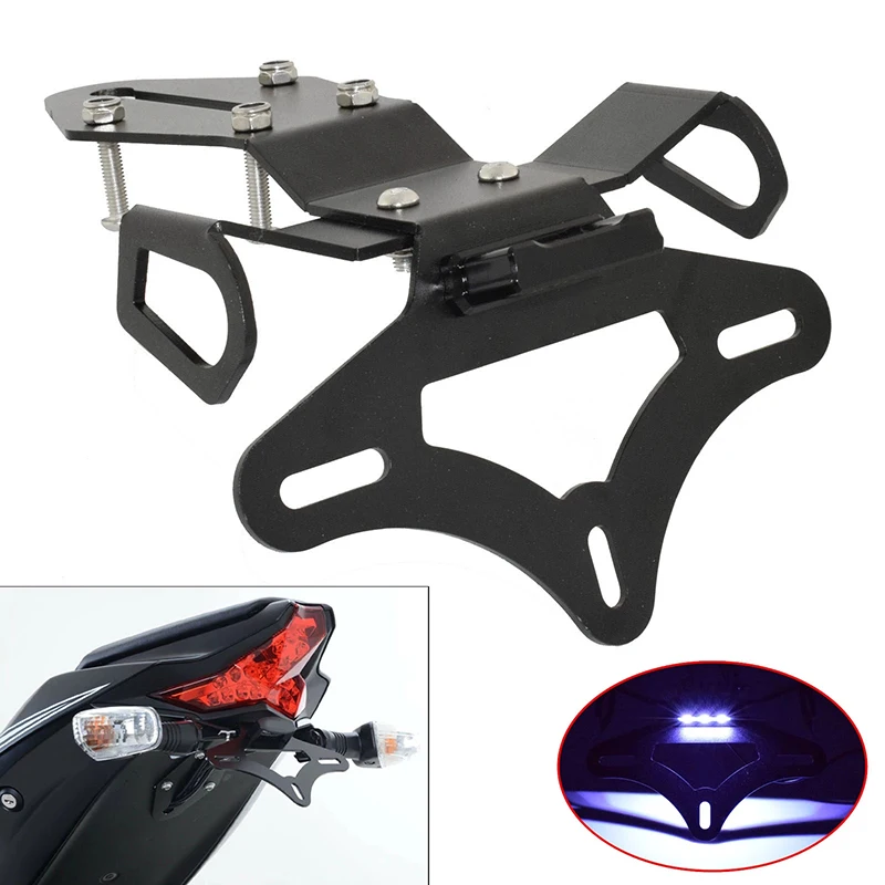 

Motorcycle Rear License Plate Holder Fender for Kawasaki ZX-10R 2016 2017 2018 2019 2020 2021 Kentekenplaat Houder Accessories