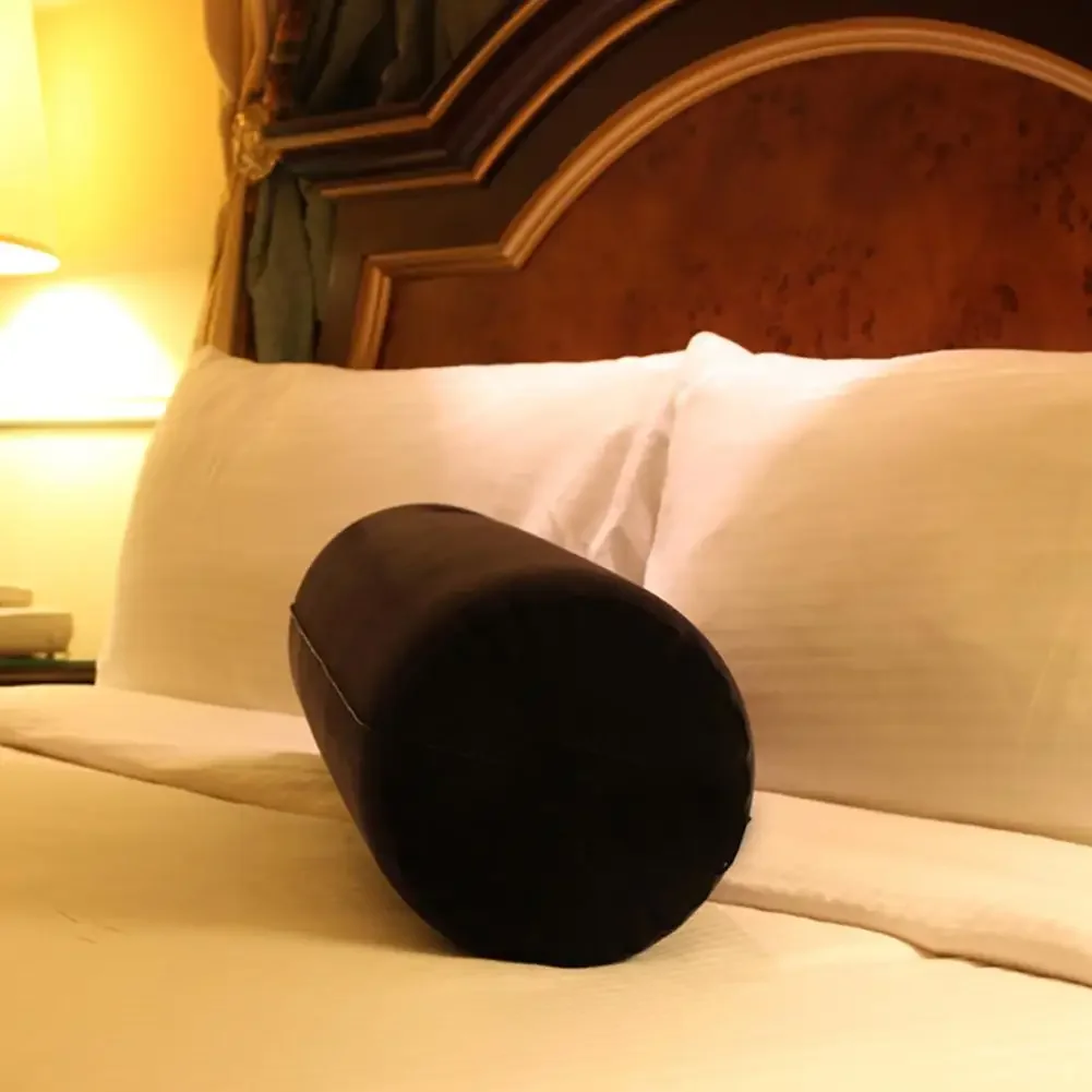 Inflatable Leg Pillow Elevates Legs and Feet Inflatable Multi-functional Bolster Pillow PVC and Flocking Waist Pillow 4