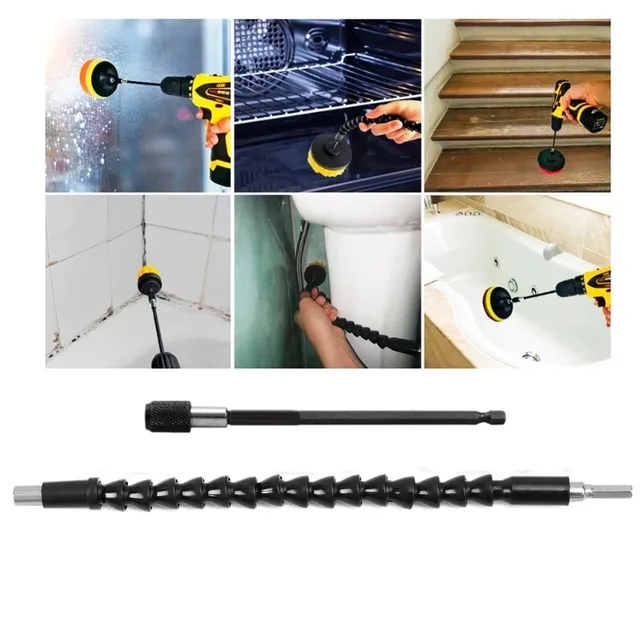 Juego de cepillos de limpieza multiusos para carro, herramienta de fijación de taladro eléctrico, cepillo de depurador eléctrico, pulidor de coche, Kit de cepillos para Detalles - Imagen 4