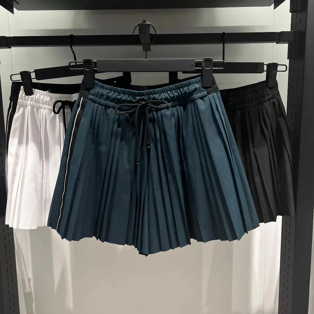 New spring summer golf short pantskirtfor women elastic band tennis golf bottom ladies wear cool full