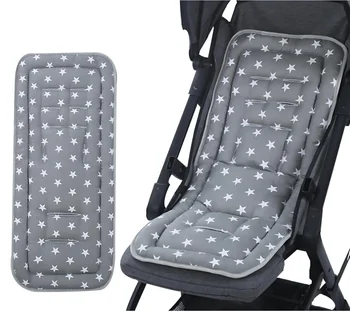 Comfortable Cotton Baby Stroller Pad Four Seasons General Soft Seat Cushion Child Cart Seat Mat Kids Pushchair Cushion Thickened