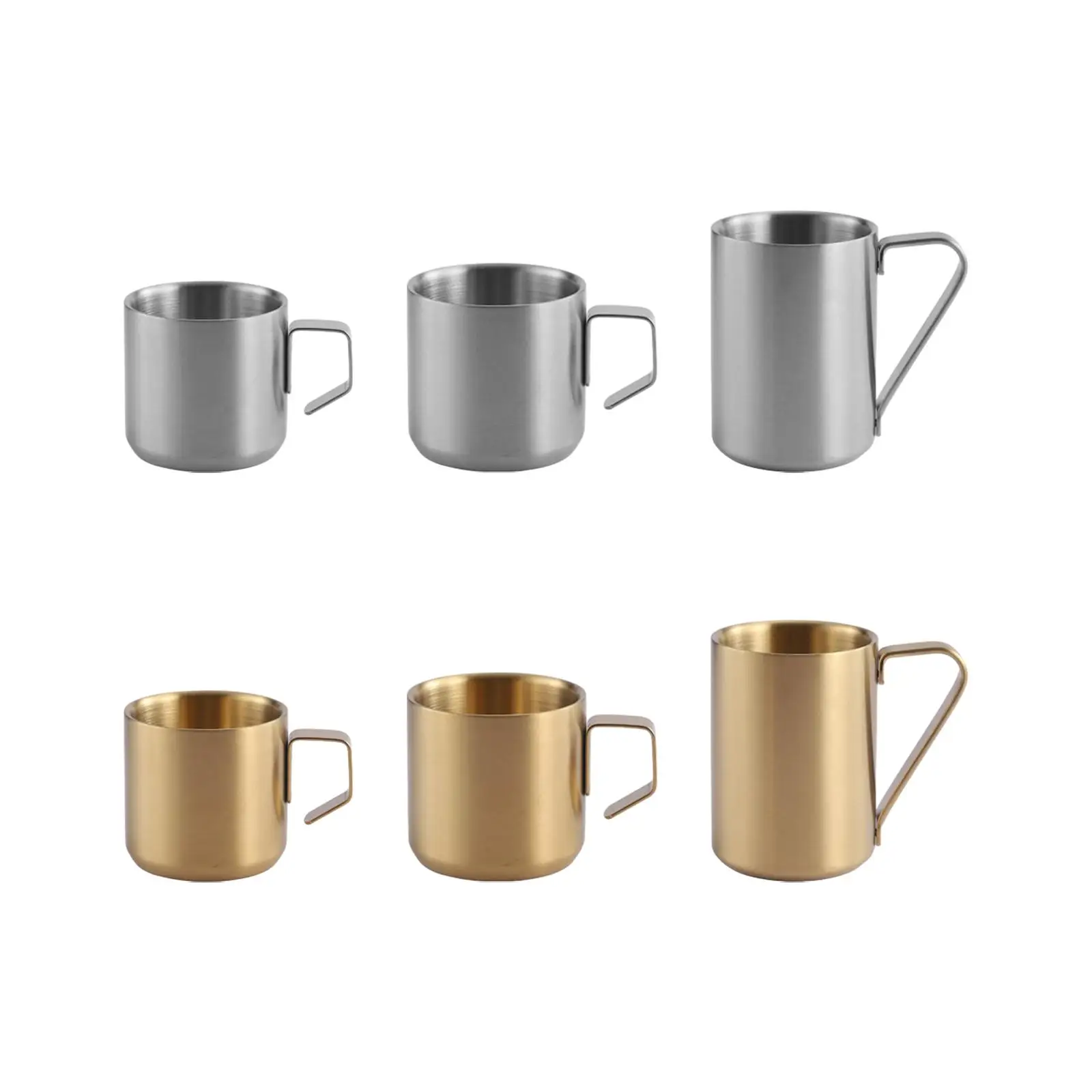 

Кофейная кружка из нержавеющей стали с двойными стенками, прочная, портативная, противоскользящая, стандартная, многофункциональная Кружка для пикника, для спорта на открытом воздухе