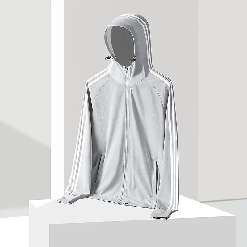 2024 plus size 8xl Summer Hooded Jacket Men Waterproof Sun Protection Clothing Fishing Hunting Clothe Quick Dry Skin Windbreaker