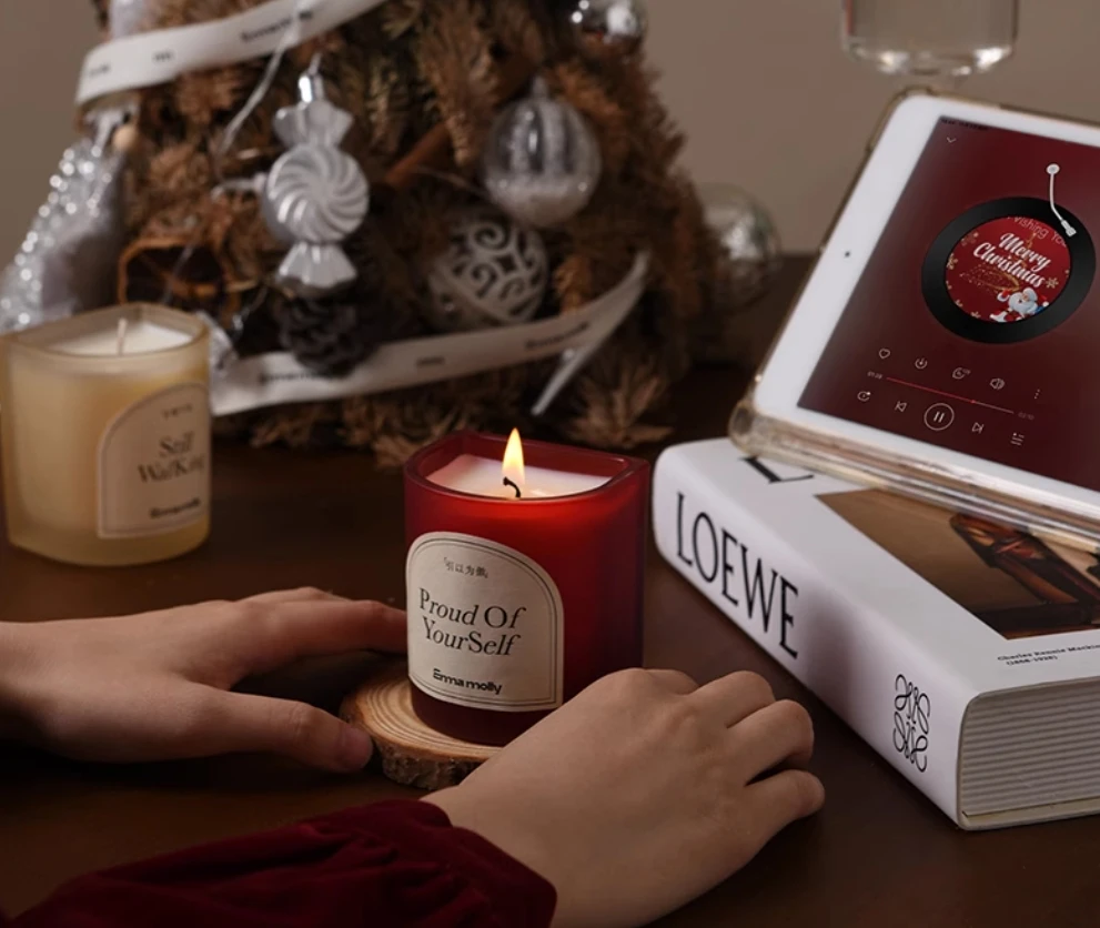 Christmas Tree Aromatherapy Candle Gift Box Creative Limited Birthday Gift Premium Girl Ornament Christmas