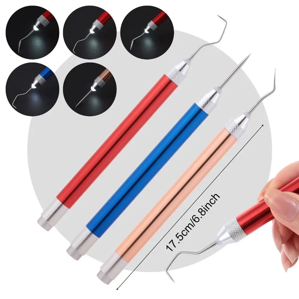 Vinyl Weeding Kit With Hooks LED Vinyl Weeding Tool Handheld Iron-on Project Cutter Paper Remover