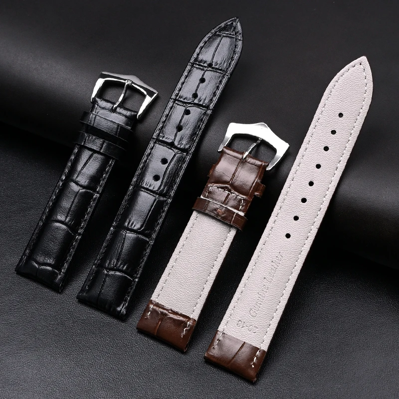 Premium Genuine Leather Watch Band – Top Layer Cowhide Strap Bracelet