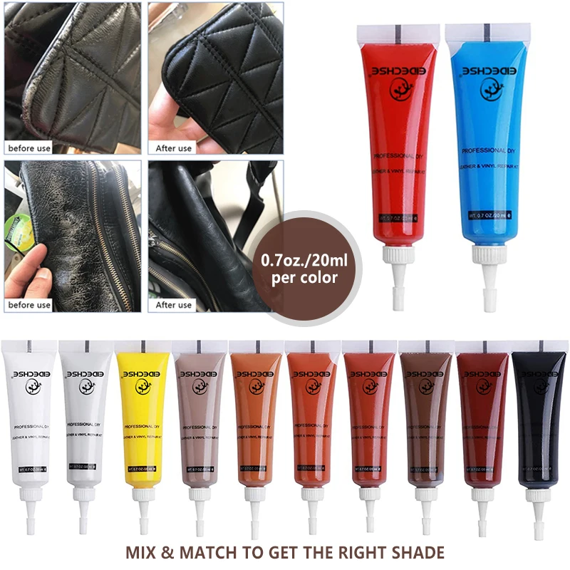 Leather Scratch Repair Gel PU Leather Repair Filler Cream Kit Restores Car For Furniture Car Seats Shoes Liquid Scratch Filler