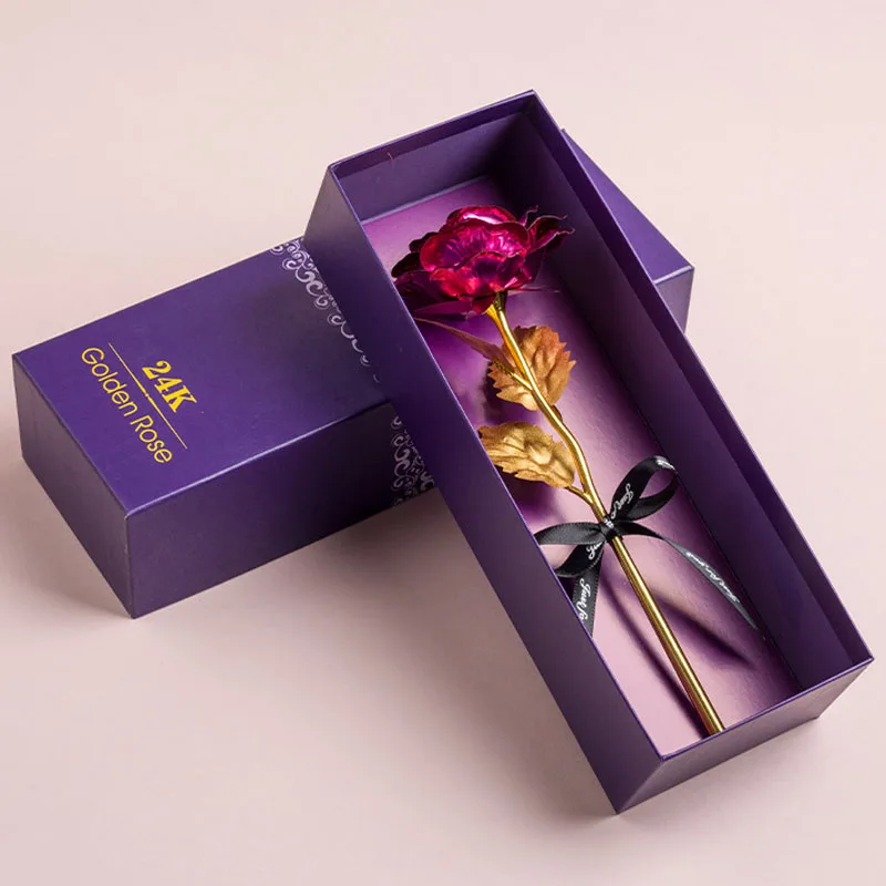 Luxurious 24k Gold-Plated Rose with Elegant Gift Box