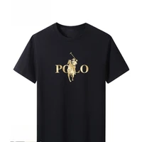 T-shirt à manches courtes pour homme, tendance estivale, marque tendance, décontracté, coupe ajustée et polyvalente, col rond, respirant 1