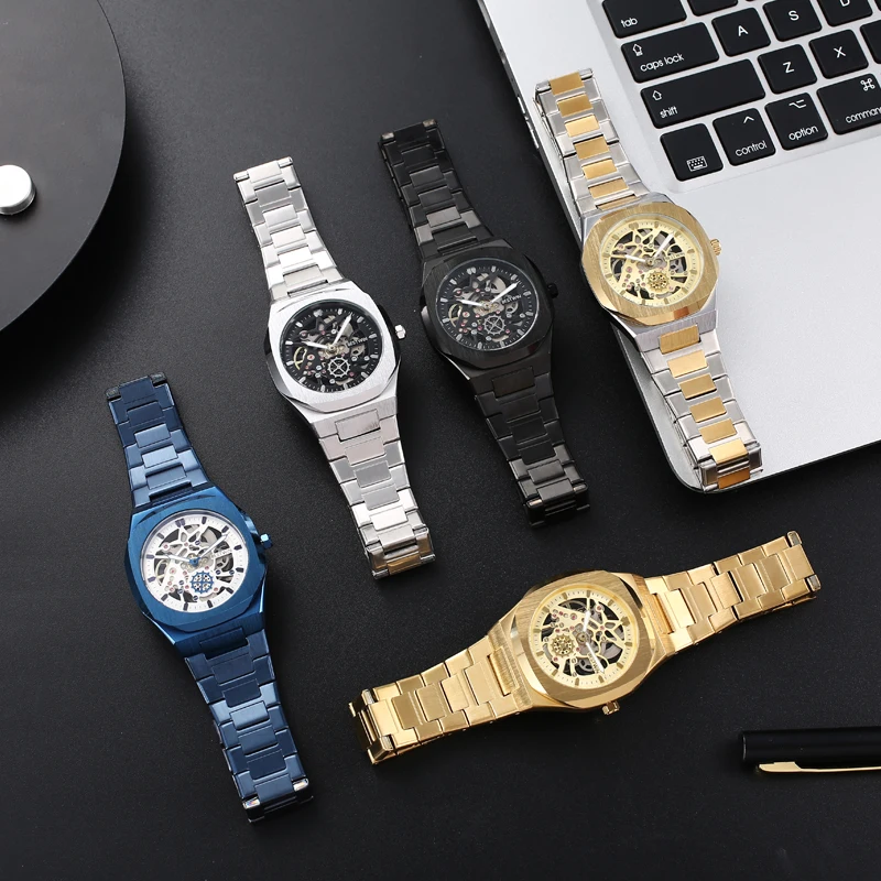 Hot Casual Mode Luxe Merk Bestwin Mannen Horloges Waterdicht Quartz Heren Rvs Pols Sport Horloge Klok Reloj Hombre